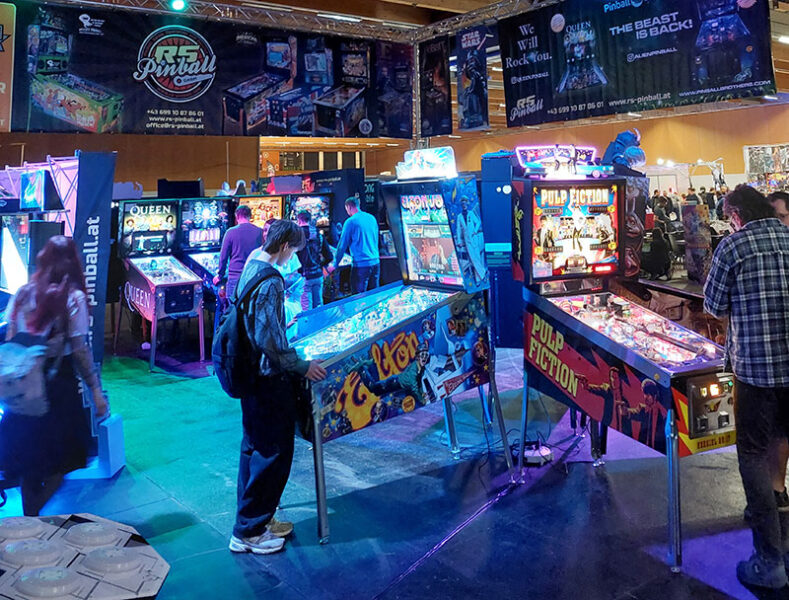 Arcade Bereich bei der Austria Comic Con