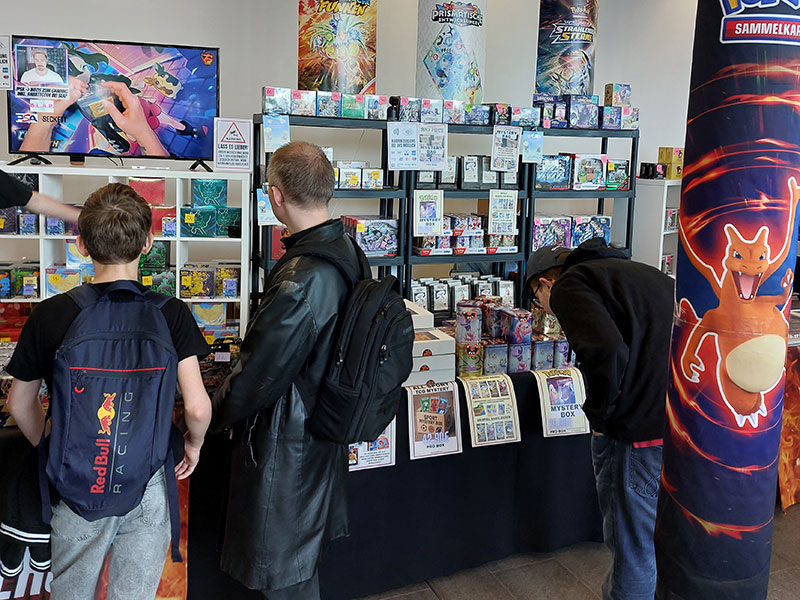 Sammelkarten auf der Austria Comic Con